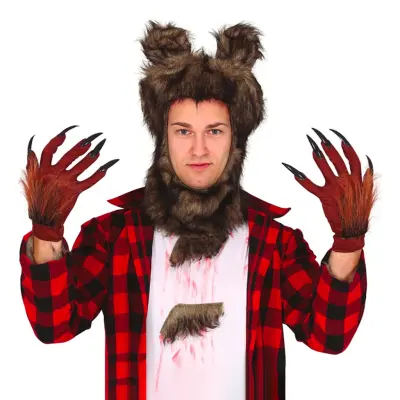 Varulvs Handskar med Klor - One size