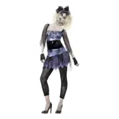 80-tals Wild Child Zombie Maskeraddräkt - Small