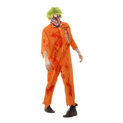 Amerikansk Fånge Zombie Maskeraddräkt