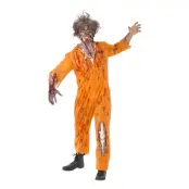 Amerikansk Zombie Fånge Maskeraddräkt