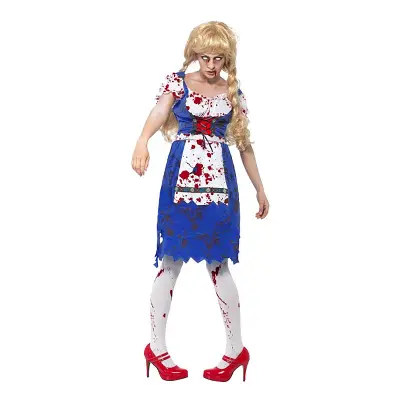 Bavarian Dam Zombie Maskeraddräkt - Large