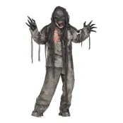 Brännskadad Zombie Barn Maskeraddräkt