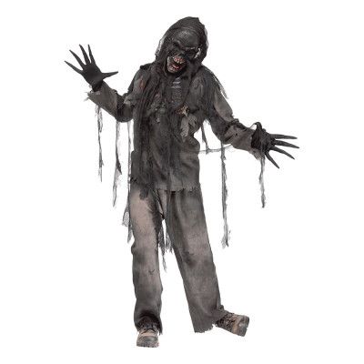 Burning Zombie Maskeraddräkt