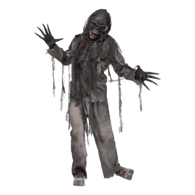 Burning Zombie Maskeraddräkt - One size