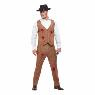 Clyde Zombie Maskeraddräkt - Medium