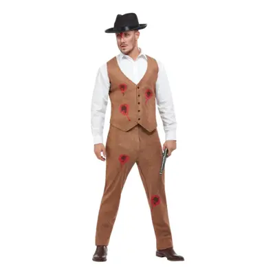 Clyde Zombie Maskeraddräkt - Medium