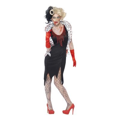 Cruella de Vil Zombie Maskeraddräkt