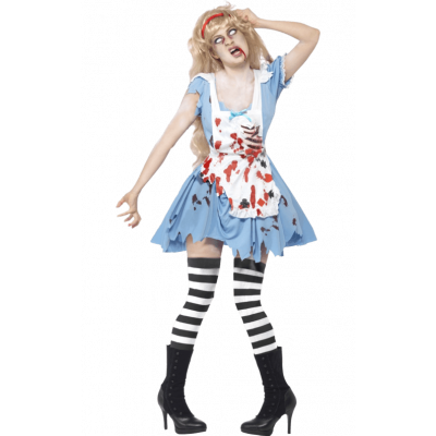 Elak Zombie Maskeraddräkt Dam L