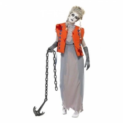 Förlist Zombie Kvinna Maskeraddräkt