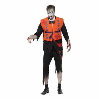Förlist Zombie Man Maskeraddräkt