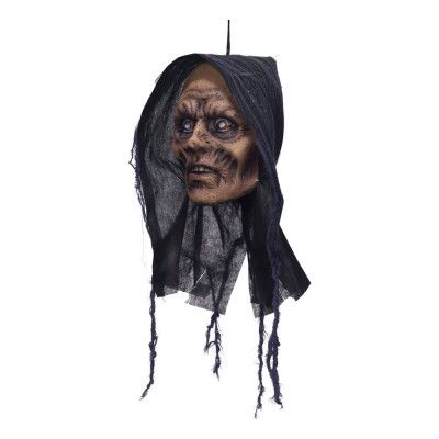 Hängande Zombie Huvud Prop