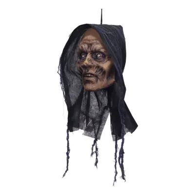 Hängande Zombie Huvud Prop