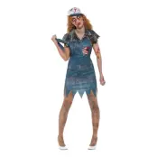 Hillbillytjej Zombie Maskeraddräkt - X-Small