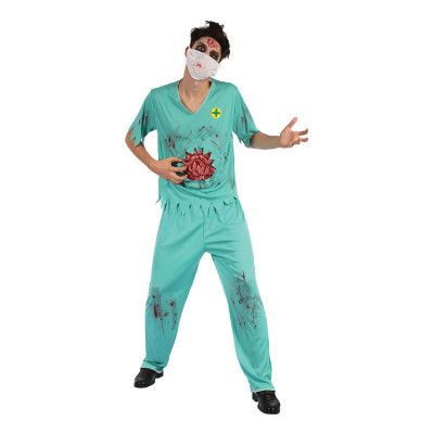Kirurg Zombie Maskeraddräkt - One size