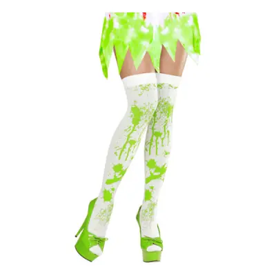 Knästrumpor med Zombiefläckar - One size
