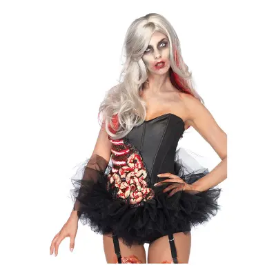 Korsett Zombie med Blodiga Inälvor Deluxe - Small