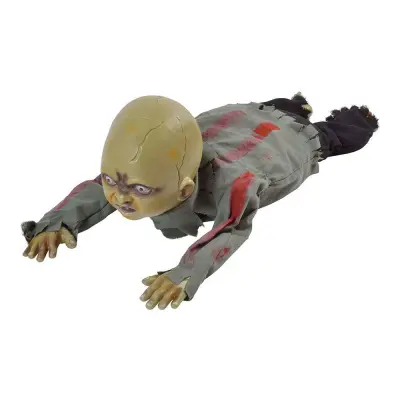 Krypande Zombie Bebis Animerad Prop