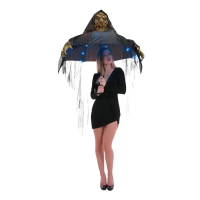 LED-Paraply med Zombie