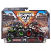 Monster Jam 1:64 2-pack Grave Digger vs Zombie