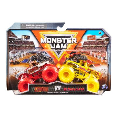Monster Jam 1:64 2-pack Zombie vs El Toro Loco - Monster Jam -  Leksaksaffären