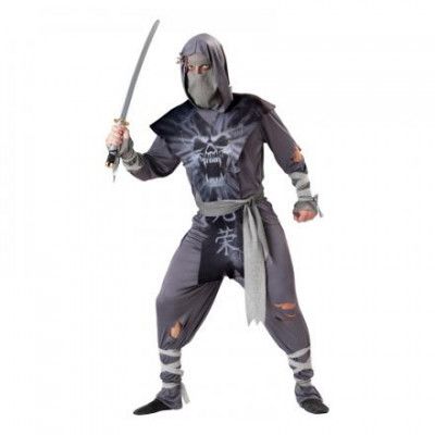 Ninja Zombie Maskeraddräkt