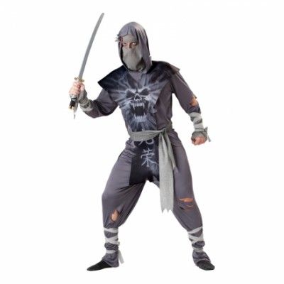 Ninja Zombie Maskeraddräkt