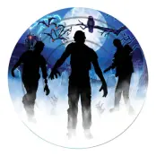 Pappersassietter Zombie - 8-pack