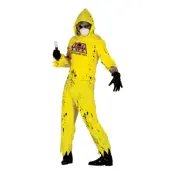 Radioaktiv Zombie Maskeraddräkt - One size