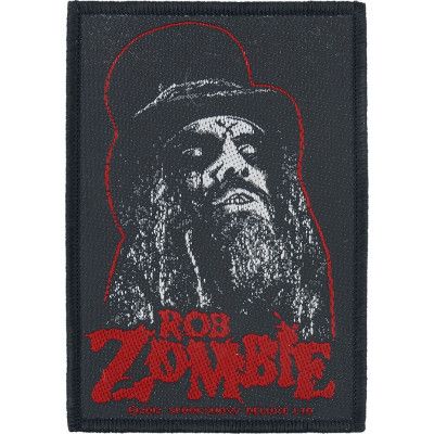 Rob Zombie Tygmärke - Spookshow - för  svart/röd/vit