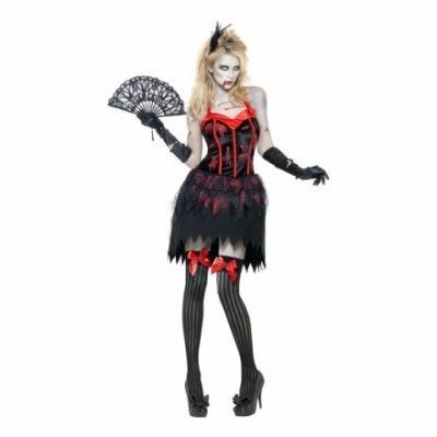 Sexig Zombie Burlesque Maskeraddräkt