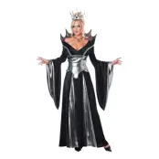 Svart Drottning Maskeraddräkt - Medium