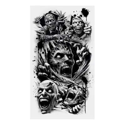 Tatuering Zombie