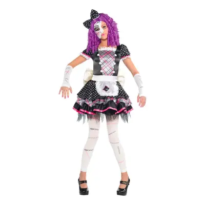 Trasig Docka Halloween Barn Maskeraddräkt - XX-Large