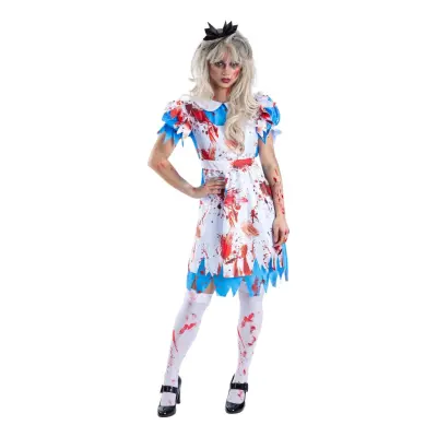 Zombie Alice Maskeraddräkt - Medium
