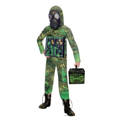 Zombie Alien Karantän Barn Maskeraddräkt - Medium