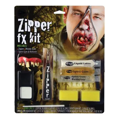 Zombie Dragkedja F/X Sminkset