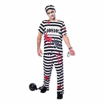 Zombie Fånge Maskeraddräkt - Large
