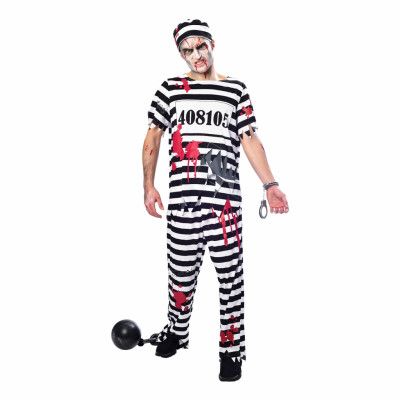 Zombie Fånge Maskeraddräkt - Medium