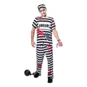 Zombie Fånge Maskeraddräkt - XX-Large