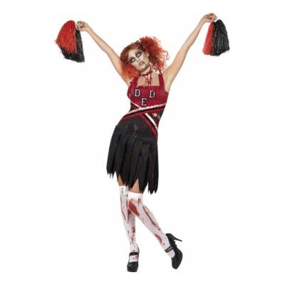 Zombie Hejarklacksledare Maskeraddräkt - Small