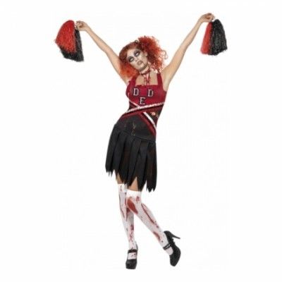 Zombie Hejarklacksledare Maskeraddräkt - Small