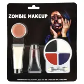 Zombie Makeup Set Halloween - Leksaksaffären -  Leksaksaffären