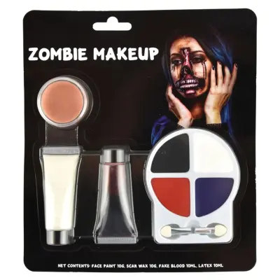 Zombie Makeup Set Halloween - Leksaksaffären -  Leksaksaffären