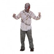 Zombie med Taggtråd Maskeraddräkt