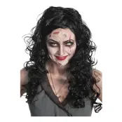 Zombie Pirat Dam Deluxe Peruk - One size