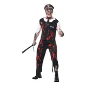 Zombie Polis Maskeraddräkt - Medium