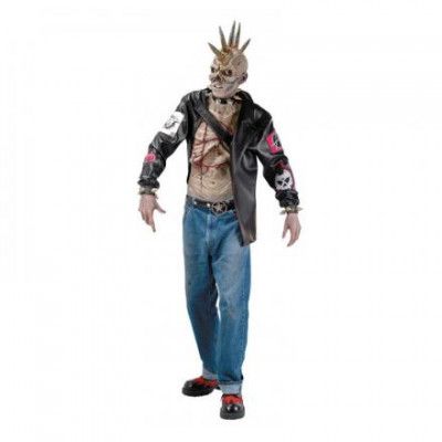 Zombie Punkare Maskeraddräkt