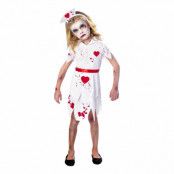 Zombie Sjuksköterska Barn Maskeraddräkt - Medium