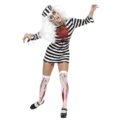 Zombiefånge-dräkt dam XS