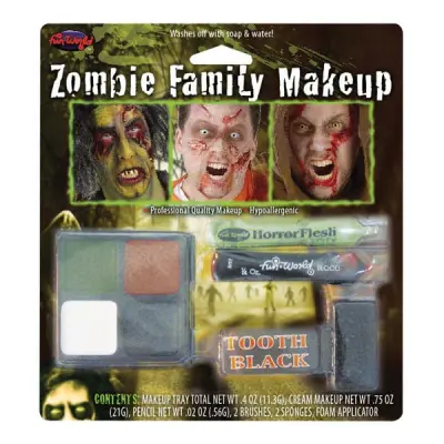 Zombiekaraktärer Sminkset